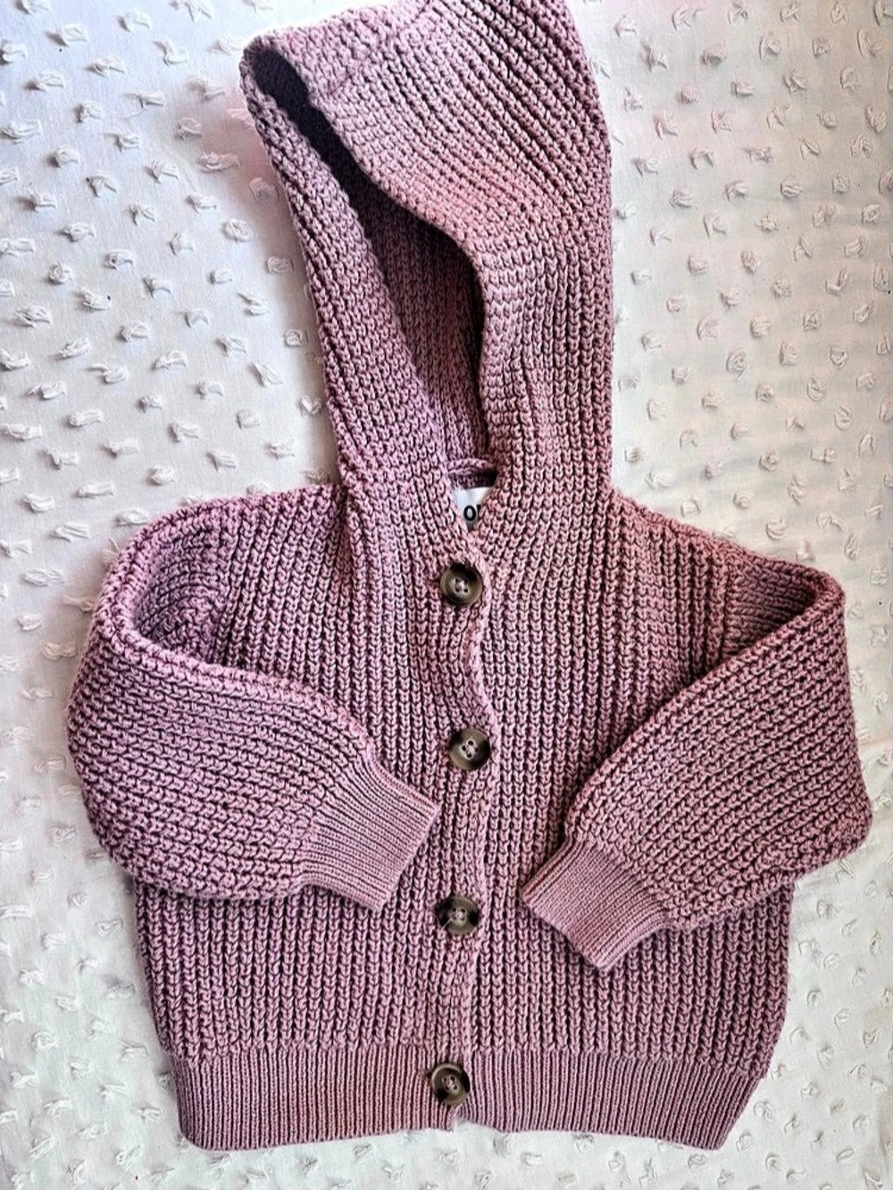 OLD NAVY Pink Knit Sweater Baby 18-24M Like New